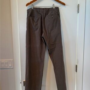 Men's Banana Republic Brown Striped Slacks